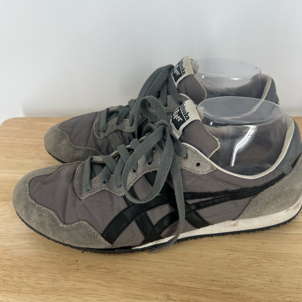 Onitsuka Tiger by Asics Gray and Black Sneakers